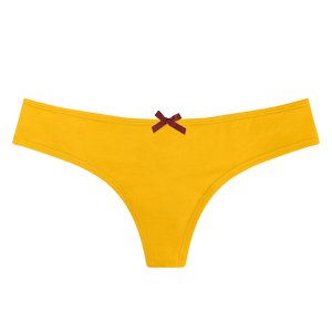 Mustard Yellow Women's Brazilian Panties