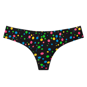 Women's Brazilian Panties Neon Dots