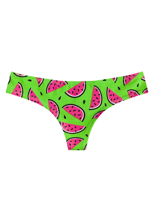 Women's Brazilian Panties Juicy Watermelon