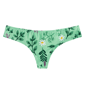 Women's Brazilian Panties Herbs