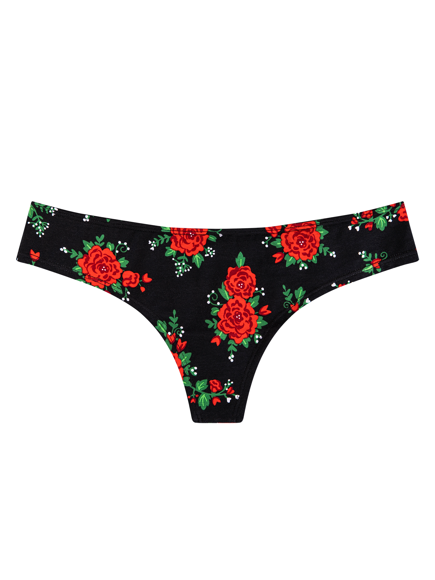 Women's Brazilian Panties Roses