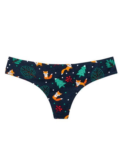 Women's Brazilian Panties Red Fox