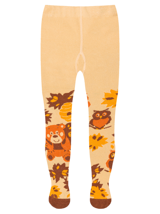 Kids' Tights Bear in the Forest