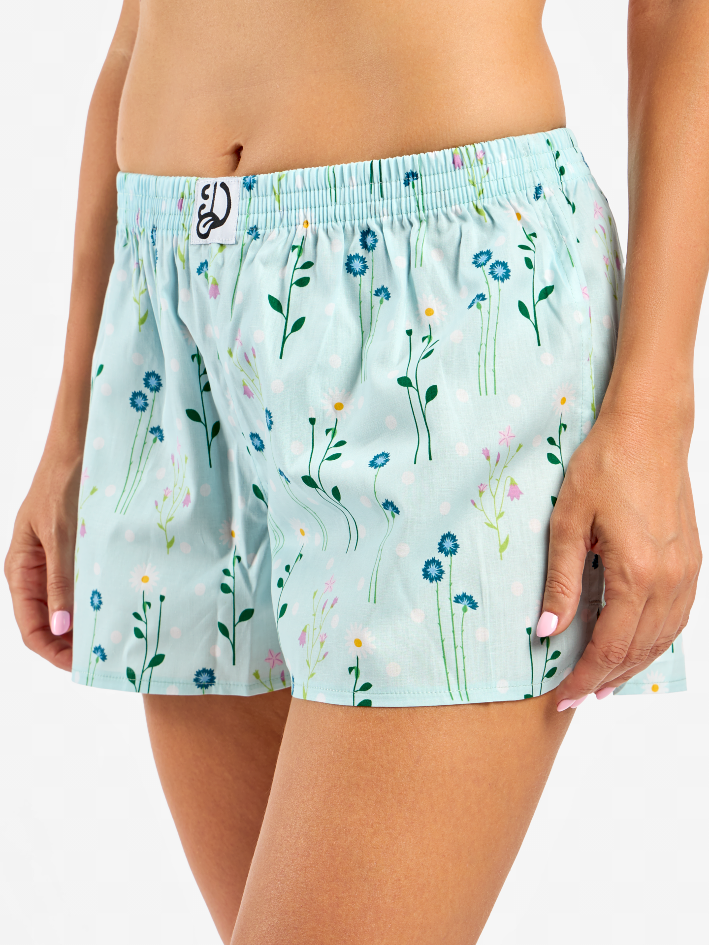 Women's Boxer Shorts Meadow Flowers