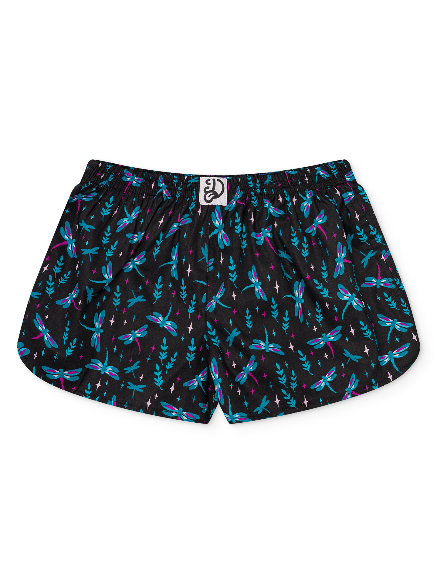 Women's Boxer Shorts Dragonflies at Night