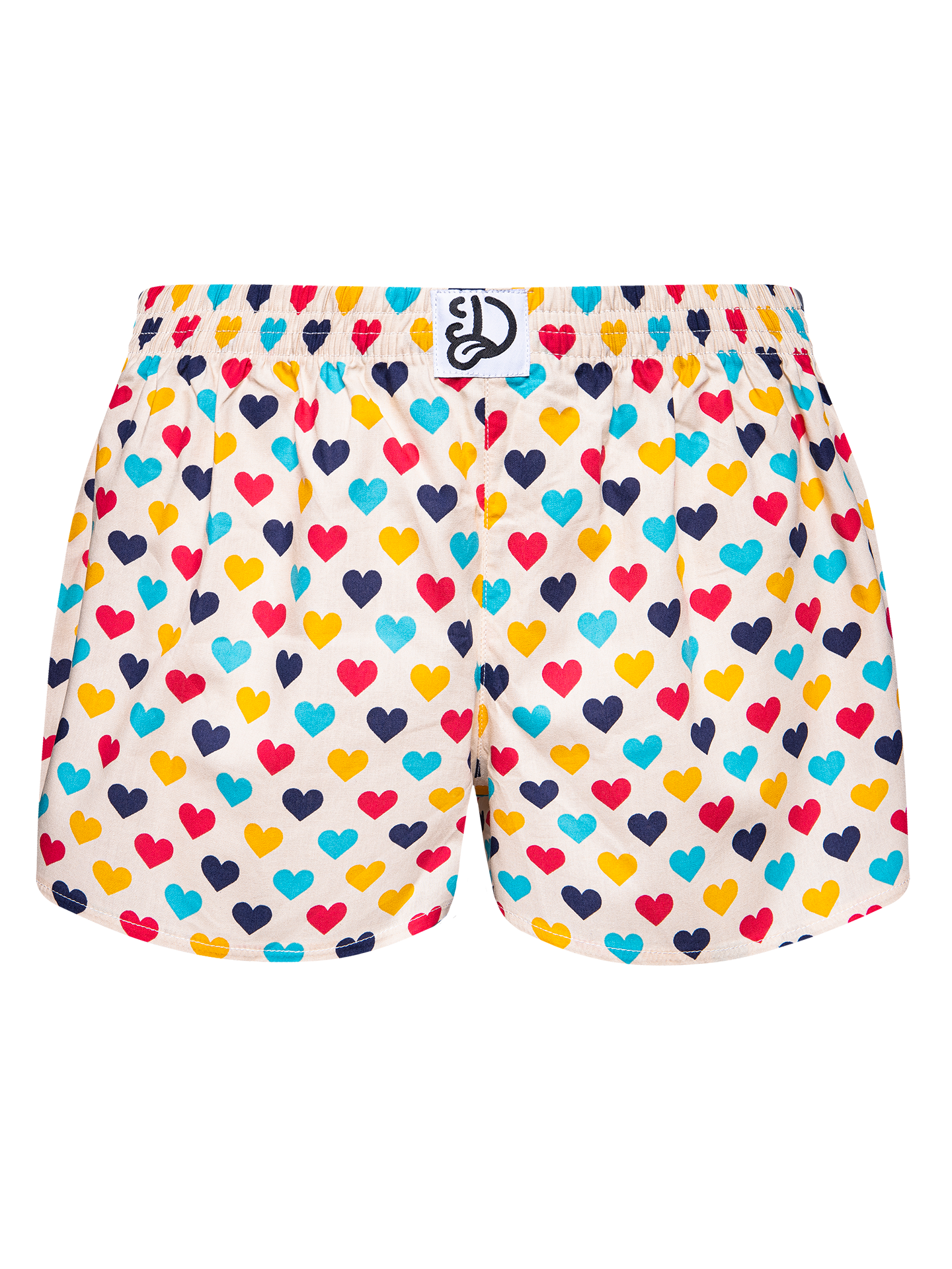 Women's Boxer Shorts Colorful Hearts