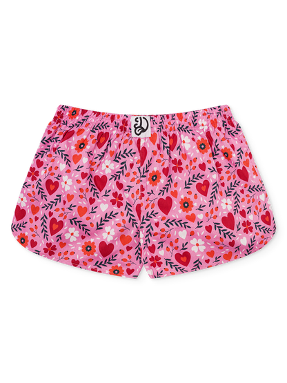 Women's Boxer Shorts Floral Love