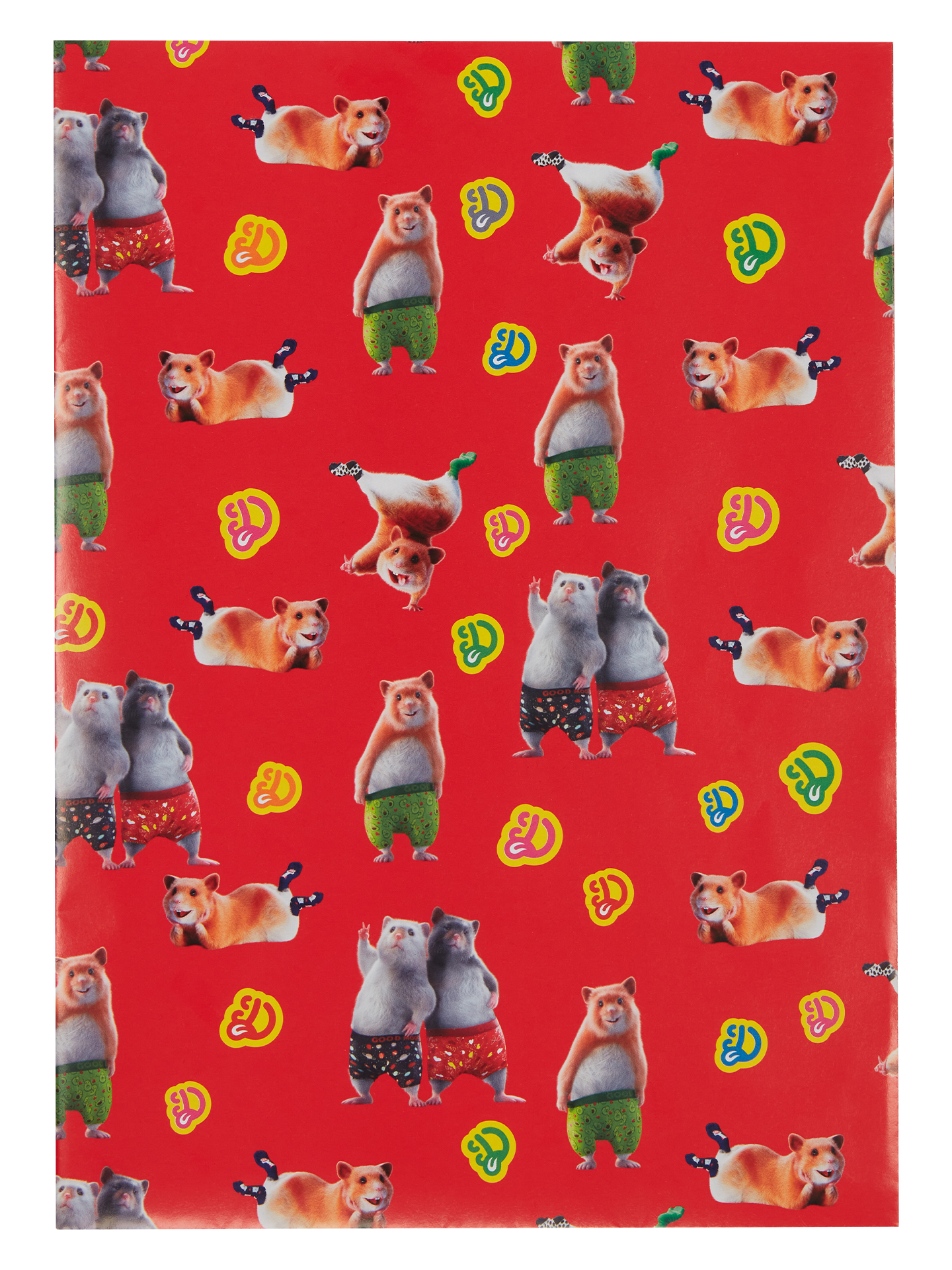 Crazy Wrapping paper Dedoles Hamsters