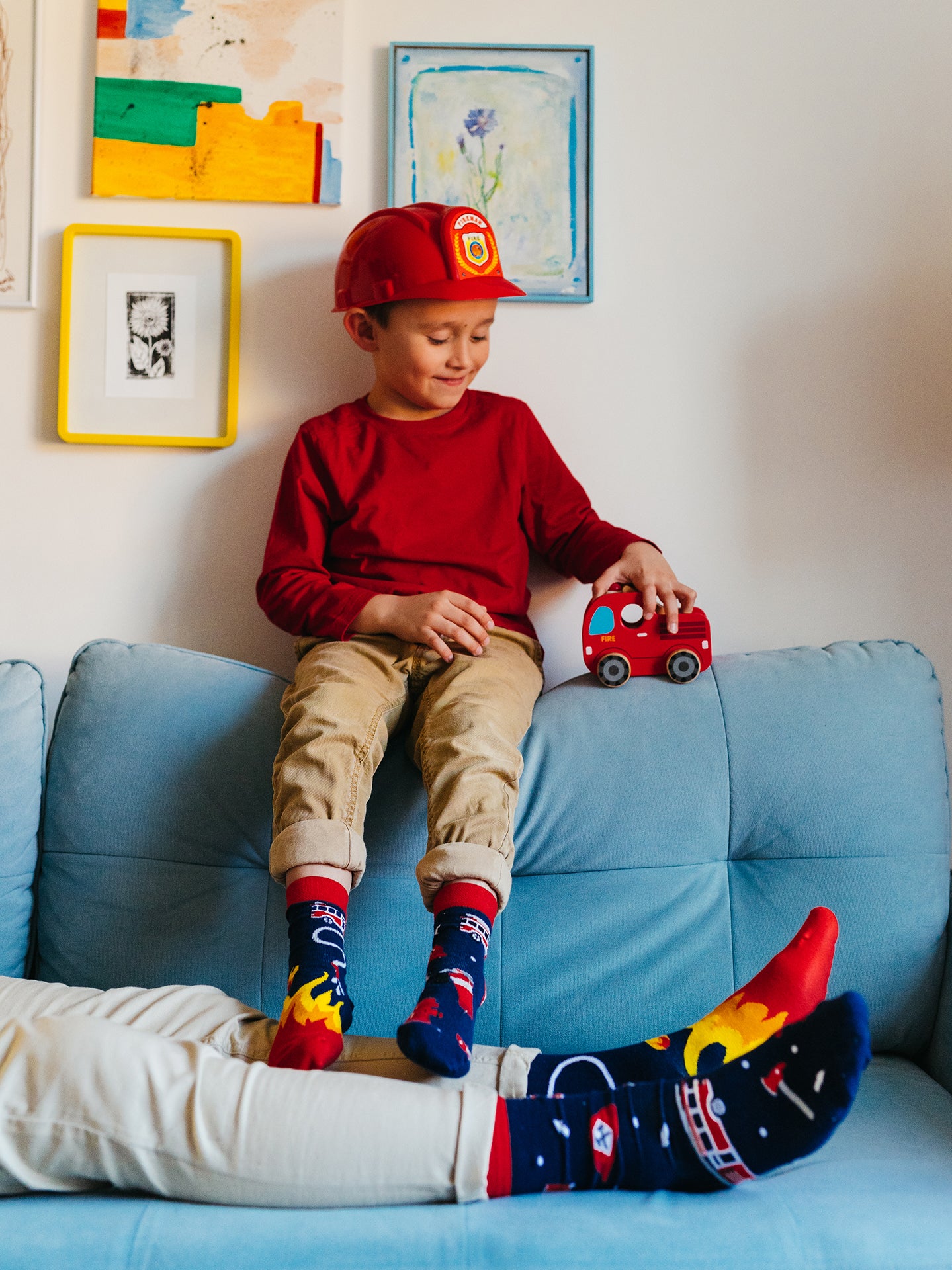 Kids' Socks Firefighter