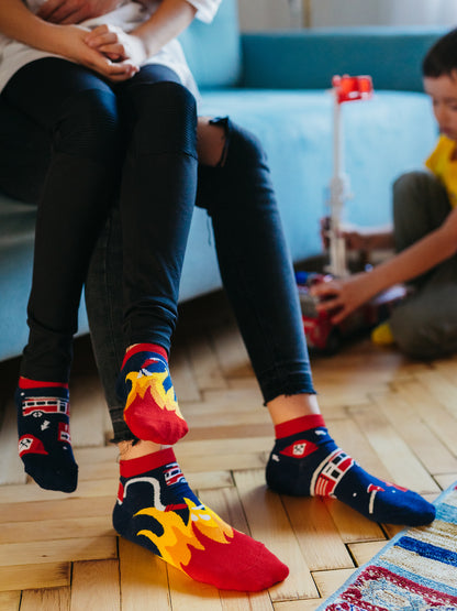 Kids' Ankle Socks Firefighter