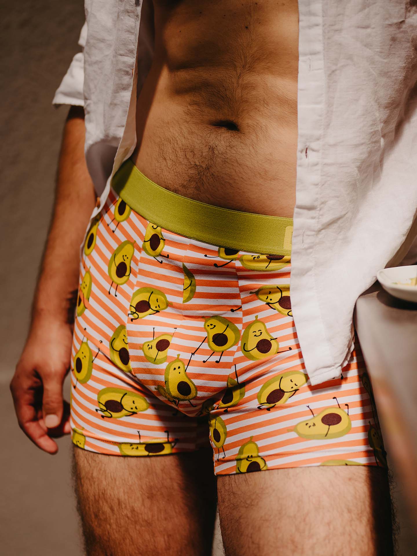 Men's Trunks Funny Avocado