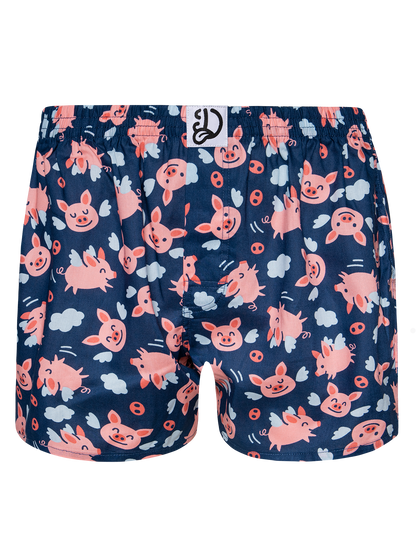 Men's Boxer Shorts Flying Pigs