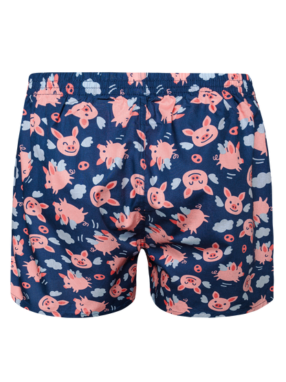 Men's Boxer Shorts Flying Pigs