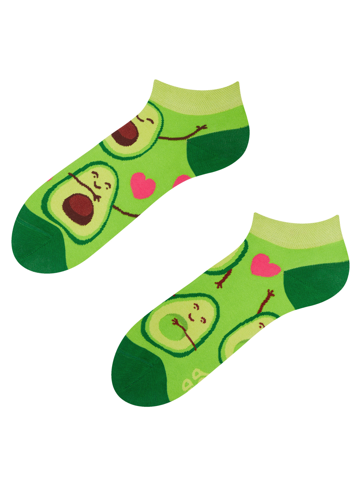 Good Mood Low Socks Avocado Love