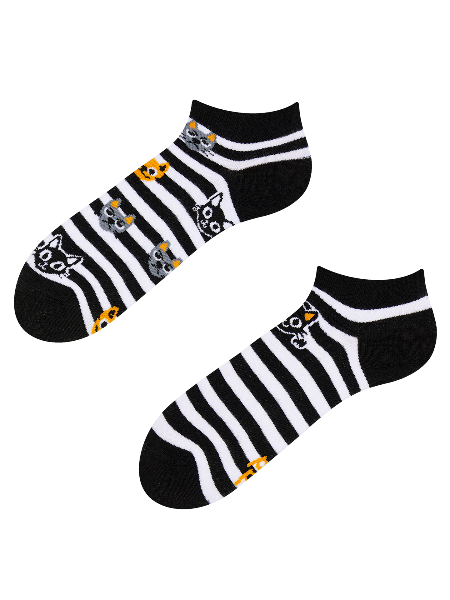 Ankle Socks Cats & Stripes
