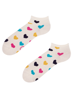 Ankle Socks Colorful Hearts