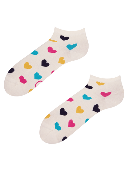 Ankle Socks Colorful Hearts