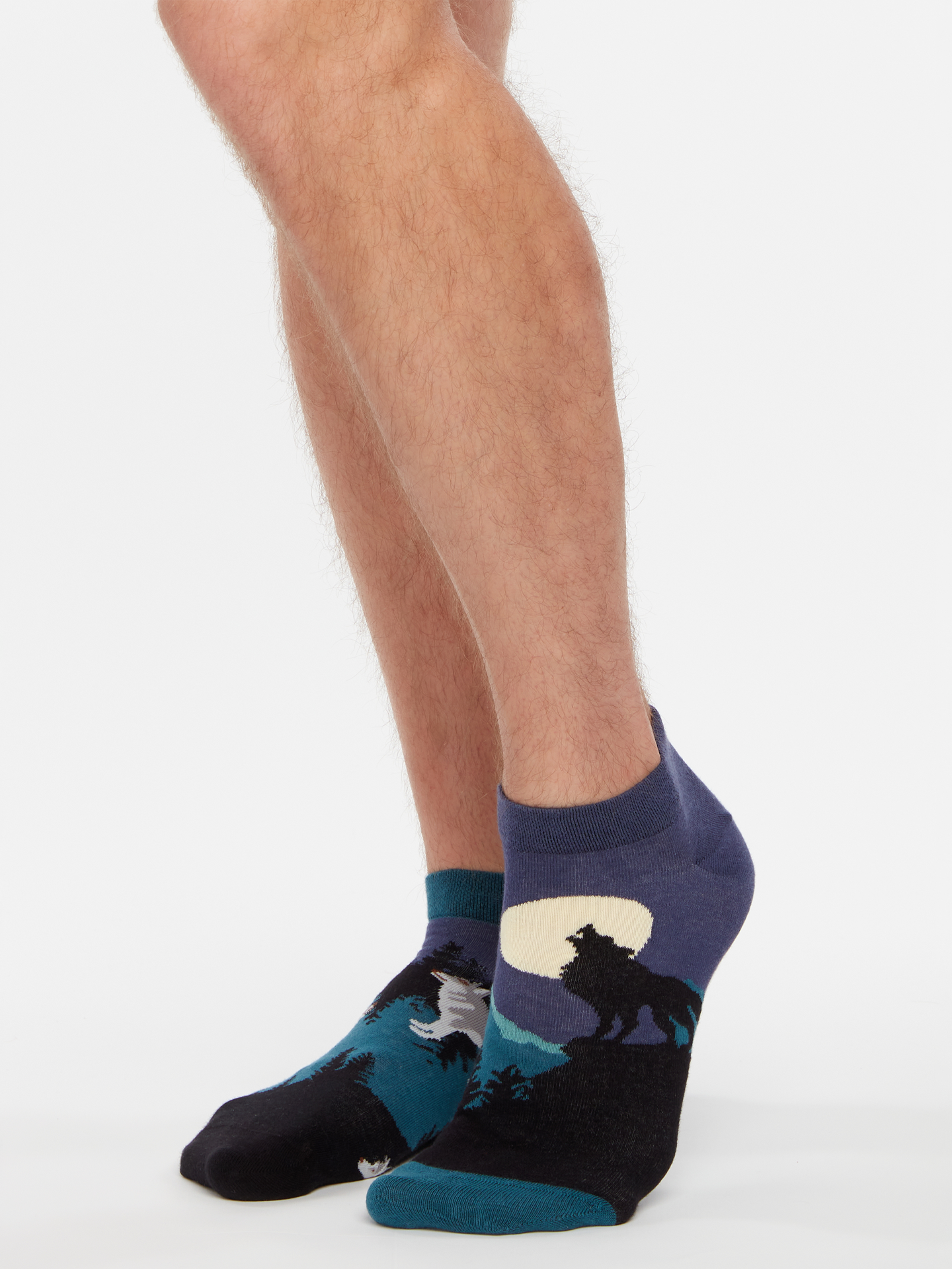 Ankle Socks Moon Wolf