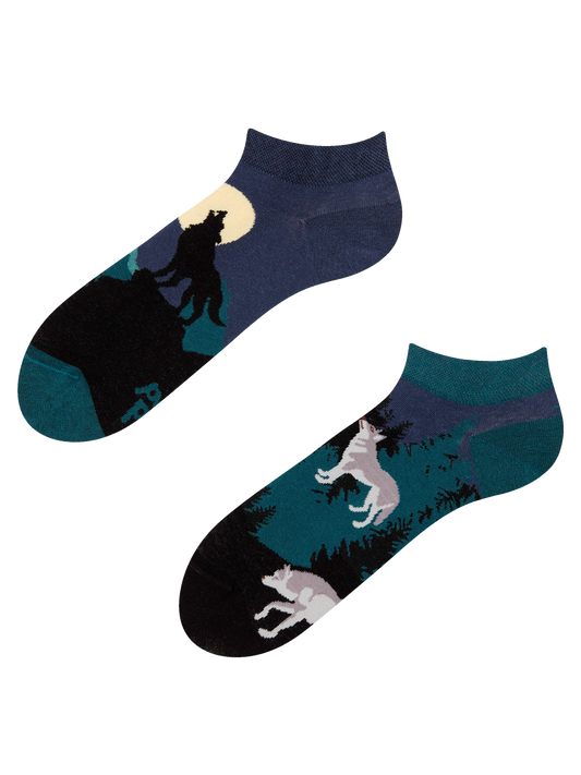 Ankle Socks Moon Wolf