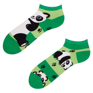 Ankle Socks Panda & Stripes