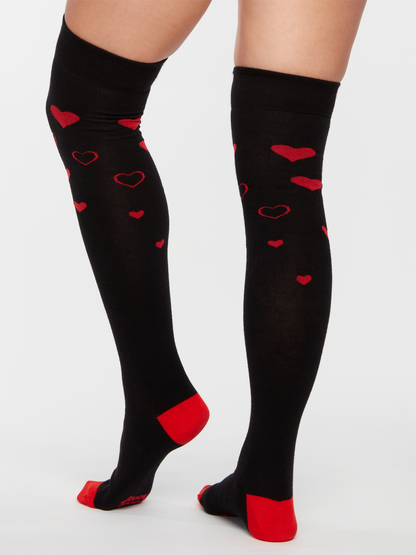 Over the Knee Socks Love Hearts