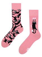 Regular Socks Pink Cats