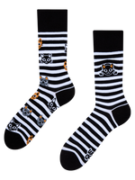 Regular Socks Cats & Stripes