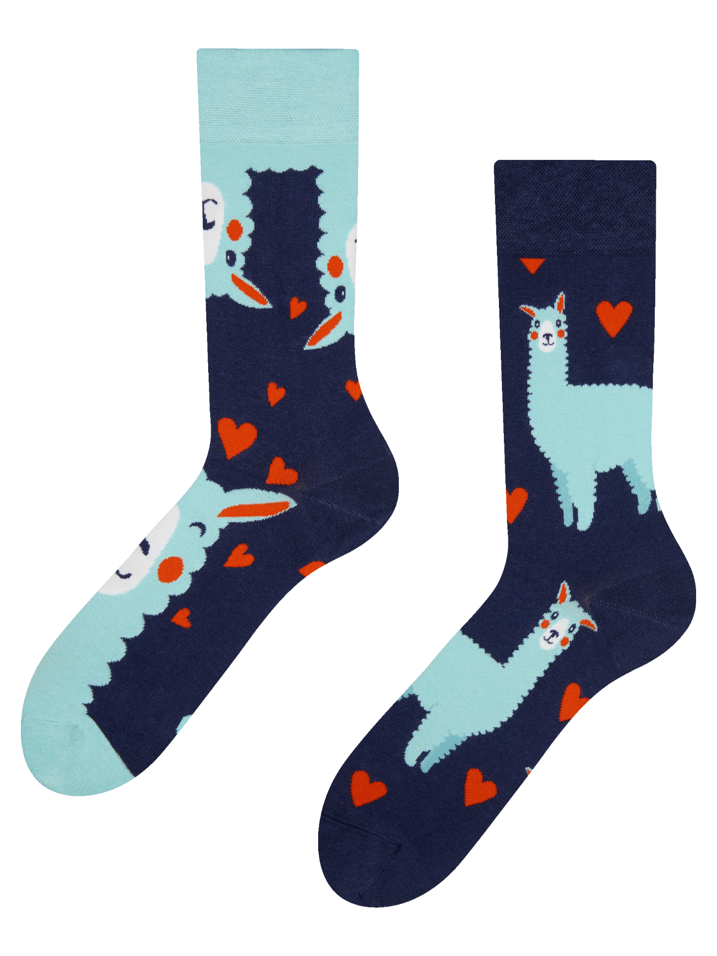 Regular Socks Llama & Hearts