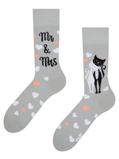 Regular Socks Wedding Cats