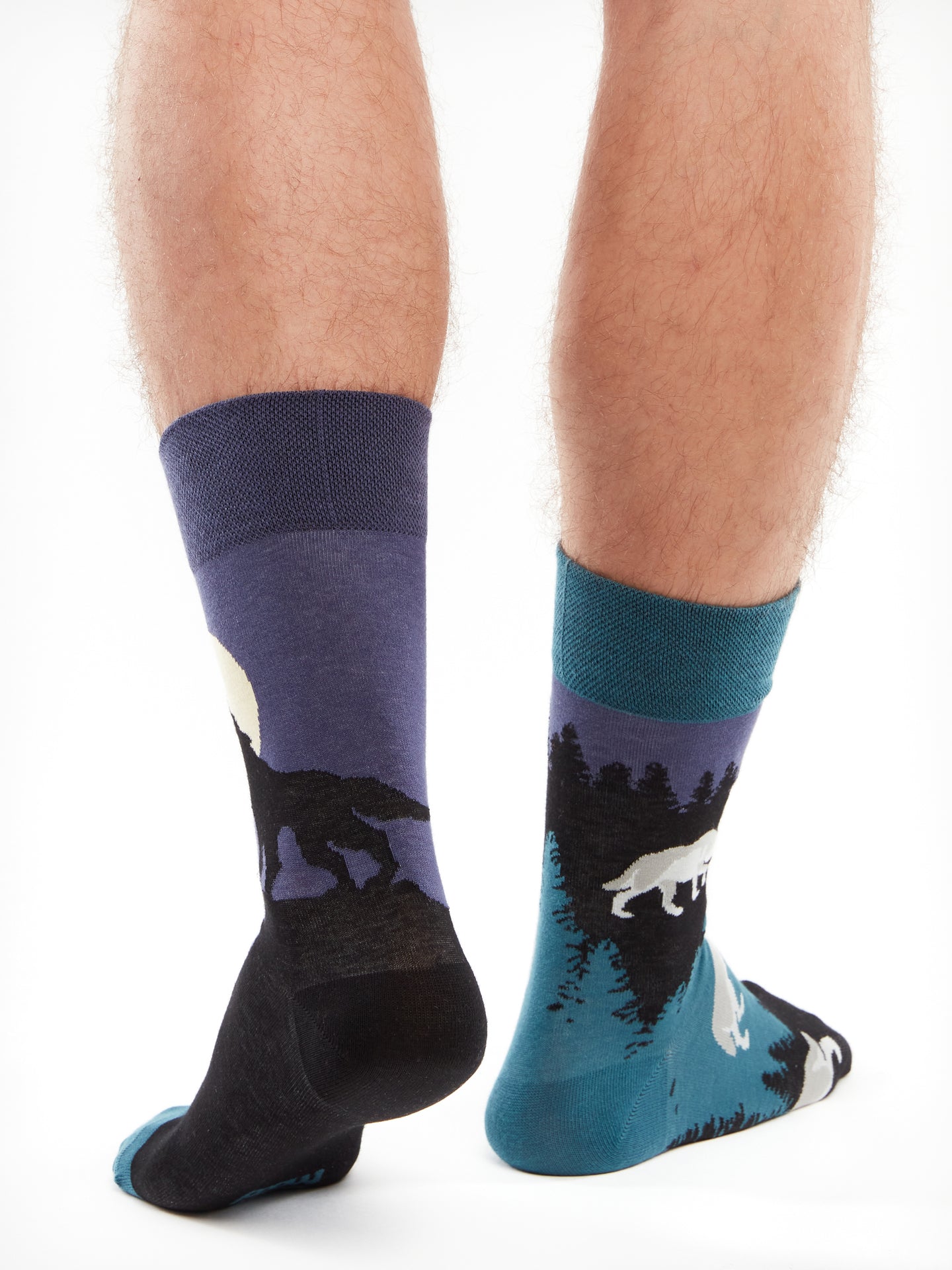 Regular Socks Moon Wolf