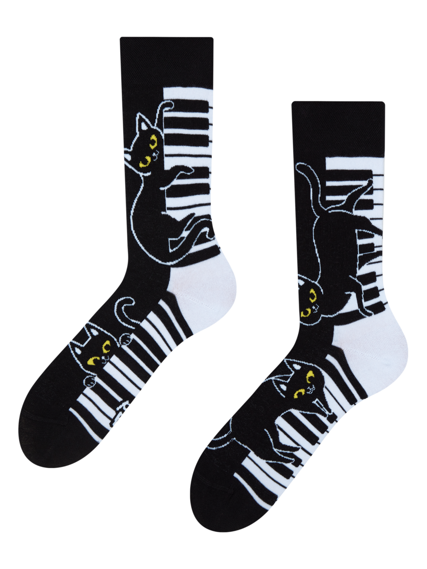 Regular Socks Piano Cat