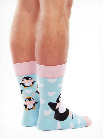 Regular Socks Skating Penguin