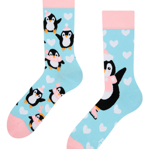 Regular Socks Skating Penguin