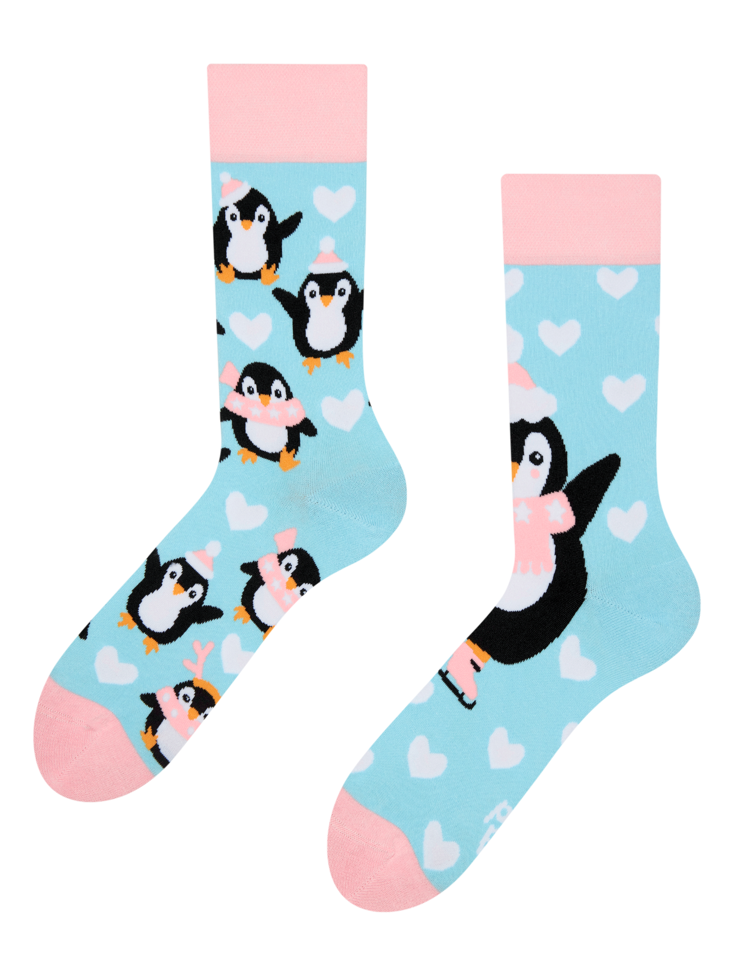 Regular Socks Skating Penguin