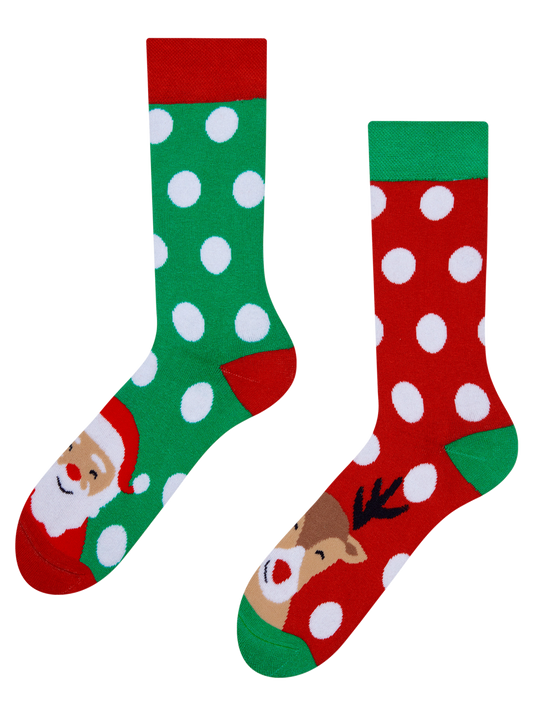 Warm Socks Santa & Rudolph