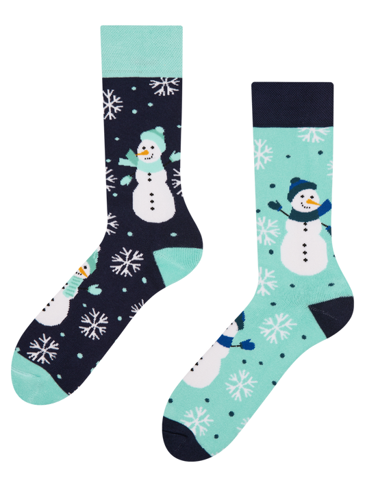 Warm Socks Joyful Snowman