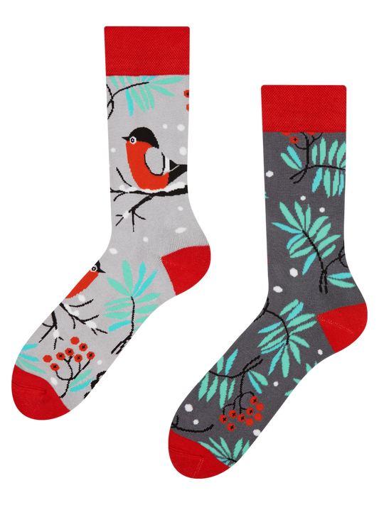 Warm Socks Red Bird