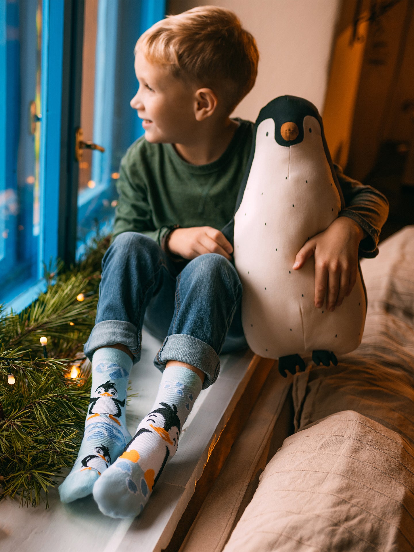 Kids' Socks Happy Penguin