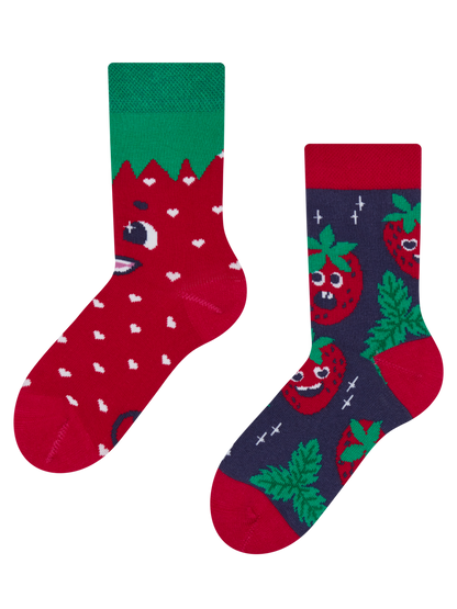 Kids' Socks Happy Strawberries