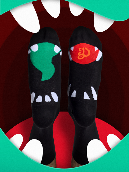 Regular Socks Monsters Mouth