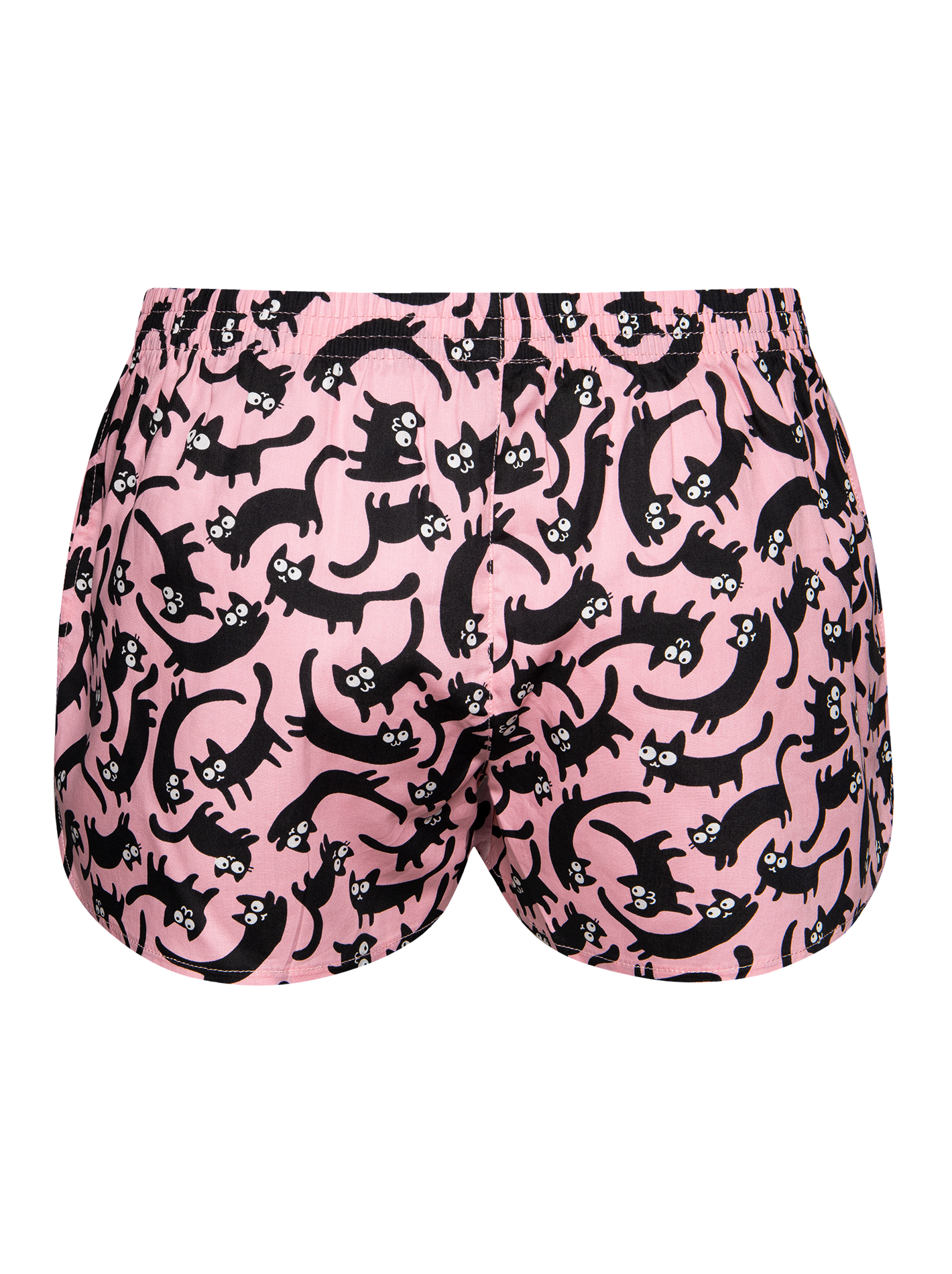 Women's Boxer Shorts Pink Cats