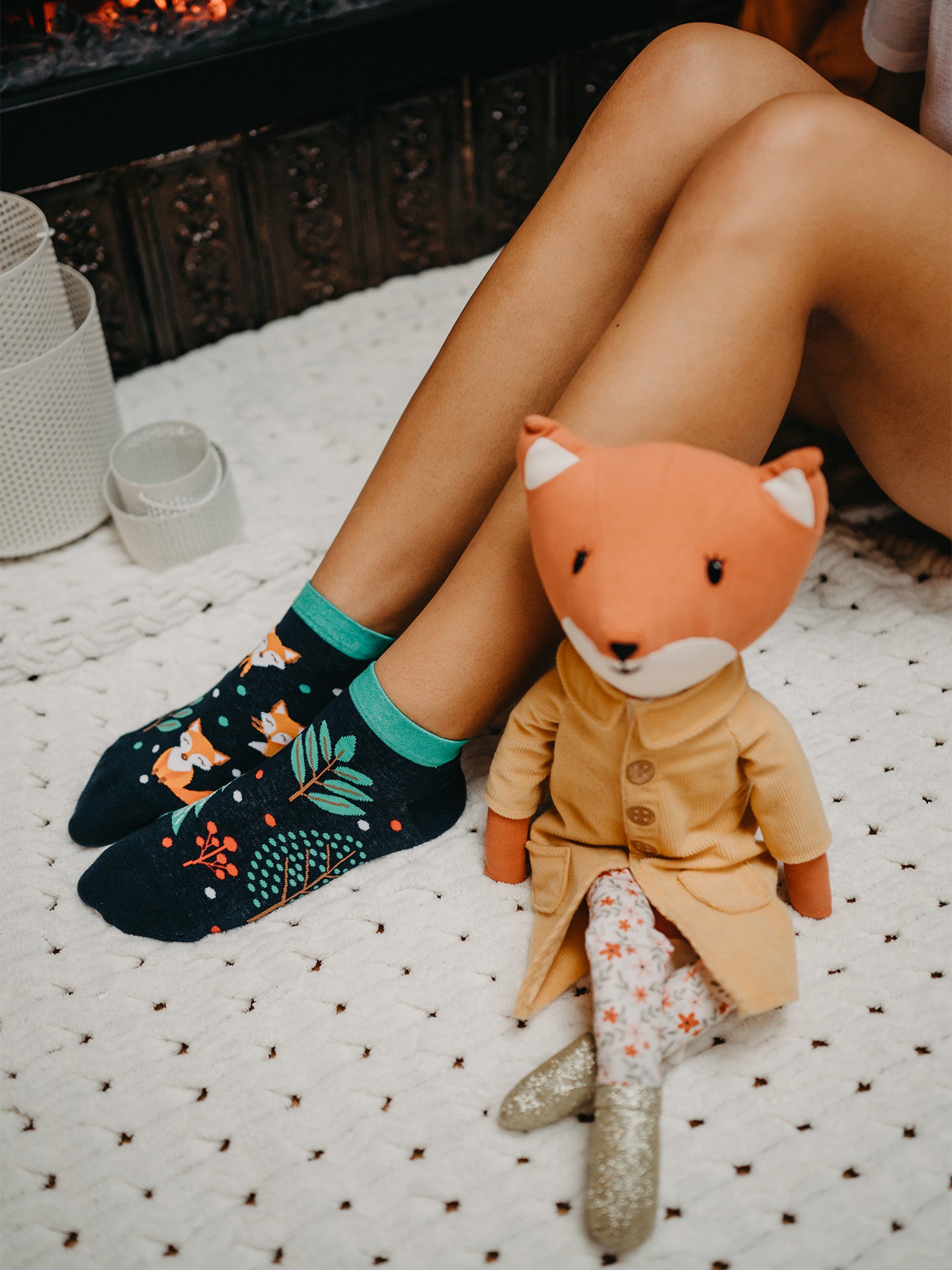 Ankle Socks Red Fox