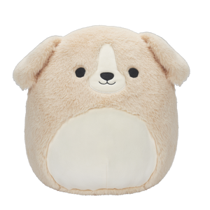 Squishmallows Fuzzamallows Stevon the Tan Dog, 30 cm