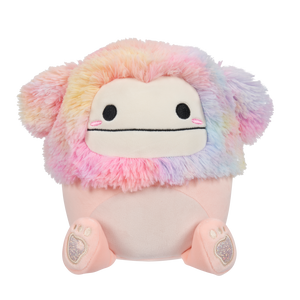 Squishmallows Diane the Peach Bigfoot with Rainbow Hair, 20 cm