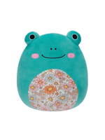 Squishmallows Robert the Aqua Frog with  Floral Belly, 20 cm