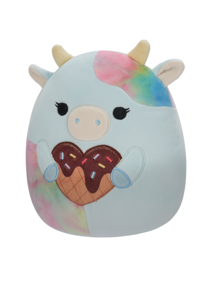 Squishmallows Caedia the Blue Spotted Cow, 20 cm