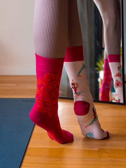 Regular Socks Yoga Mandala