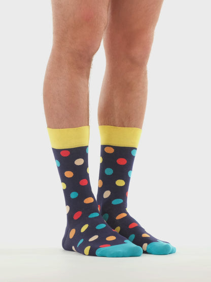 Regular Socks Colorful Dots